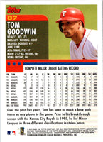 2000 Topps Opening Day Tom Goodwin #87
