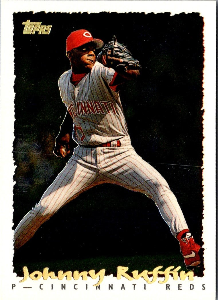 1995 Topps CyberStats (Spectralight) Johnny Ruffin