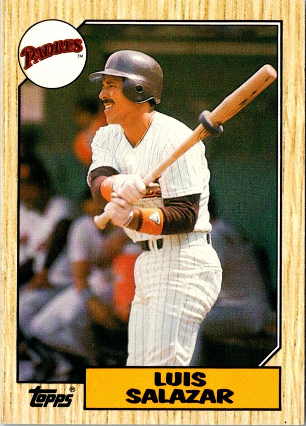 1987 Topps Traded Luis Salazar #108T