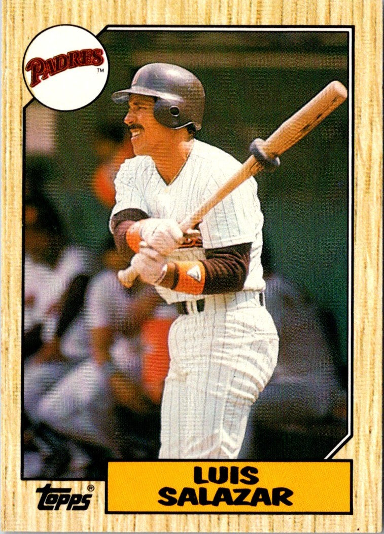 1987 Topps Traded Luis Salazar