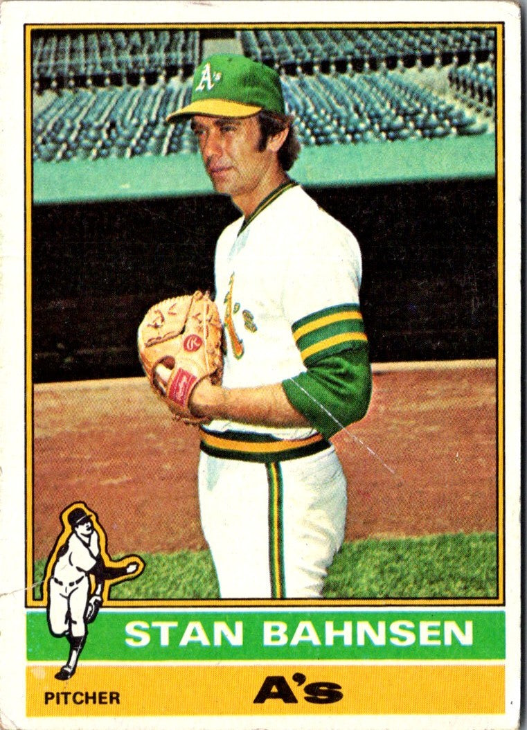 1976 Topps Stan Bahnsen