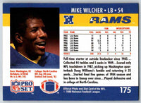 1990 Pro Set Mike Wilcher #175