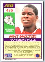 1990 Score Bruce Armstrong #485