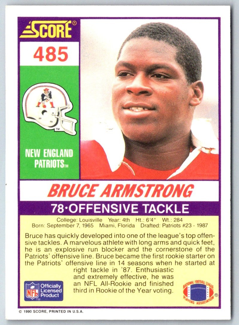 1990 Score Bruce Armstrong