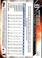 2016 Topps Chrome Justin Upton #140