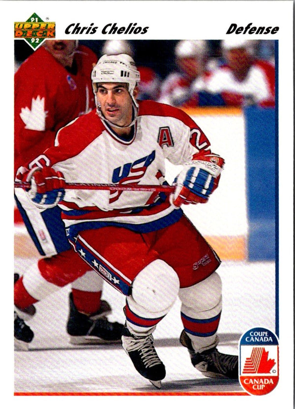 1991 Upper Deck Chris Chelios #37