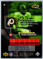 1999 Upper Deck Ionix Michael Westbrook #60