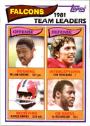 1982 Topps William Andrews/Tom Pridemore/Alfred Jenkins/Al Richardson