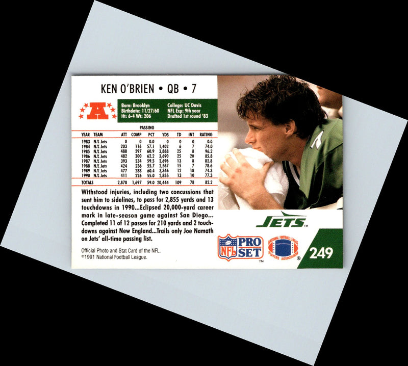1991 Pro Set Ken O'Brien