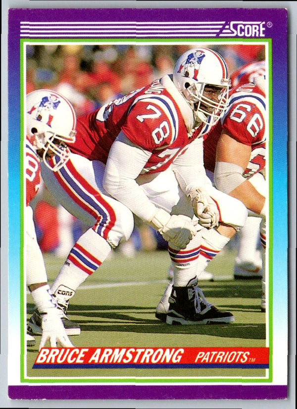 1990 Score Bruce Armstrong #485