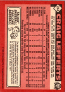 1986 O-Pee-Chee Craig Lefferts