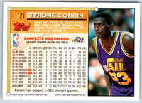 1993 Topps Tyrone Corbin #190