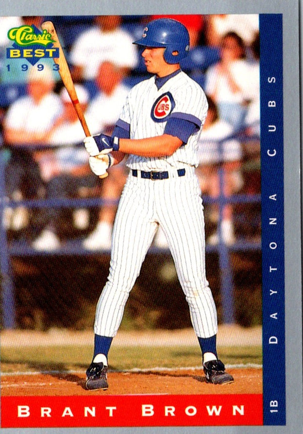 1993 Classic Best Brant Brown #172