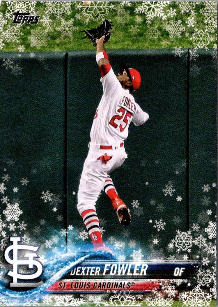 2018 Topps Holiday Metallic Snowflake Dexter Fowler