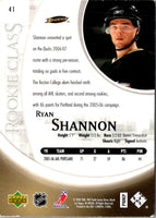 2006 Upper Deck Rookie Class Box Set Ryan Shannon #41