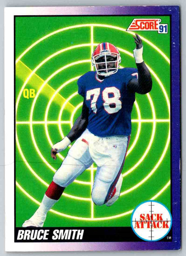 1991 Score Bruce Smith #660