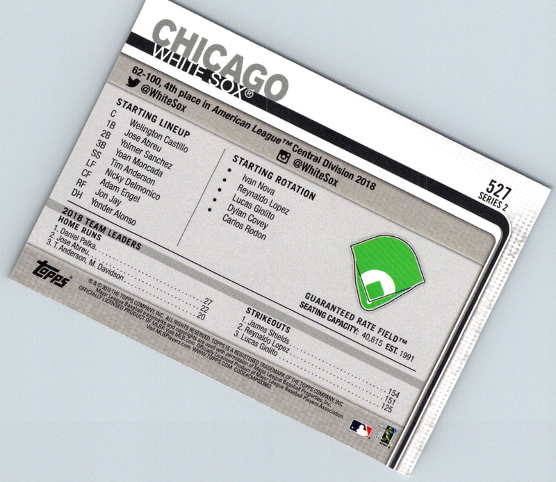 2019 Topps Guaranteed Rate Field