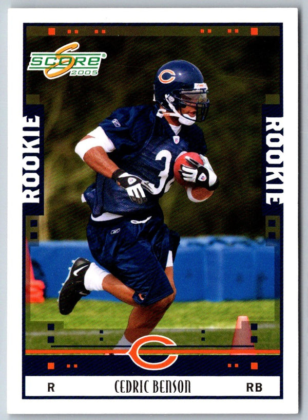 2005 Score Cedric Benson #334 Rookie