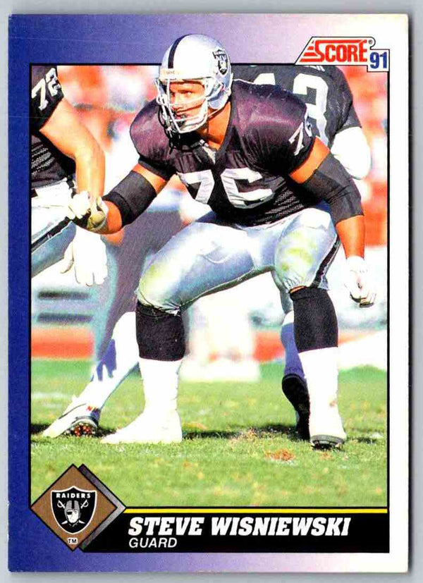 1991 Score Steve Wisniewski #76