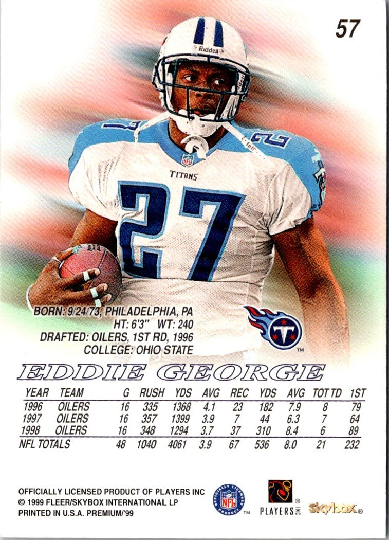 1999 SkyBox Premium Eddie George