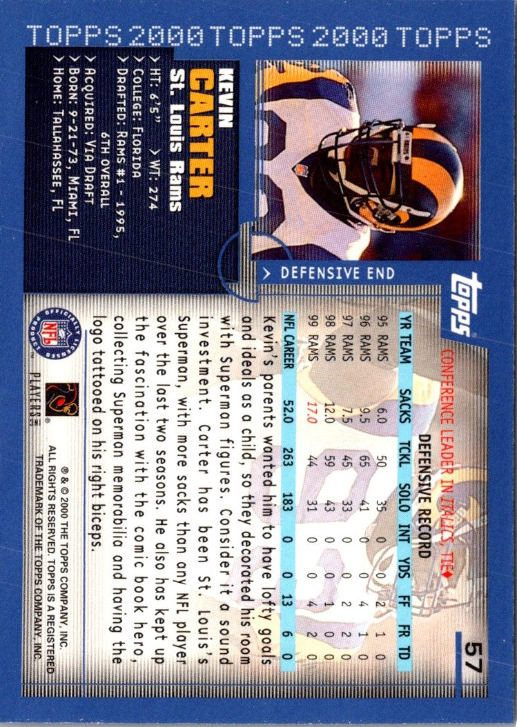 2000 Topps Kevin Carter