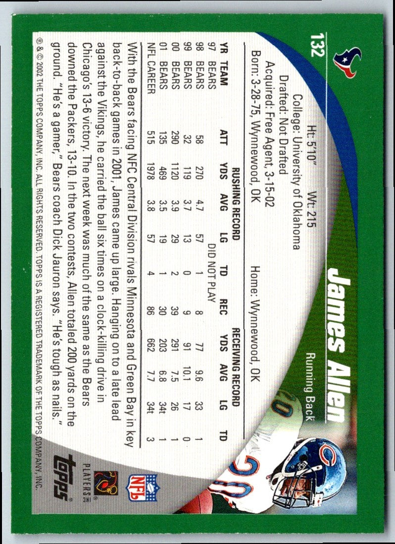 2002 Topps James Allen