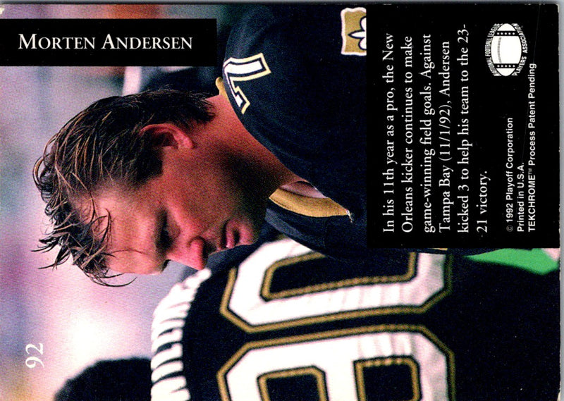 1992 Playoff Morten Andersen