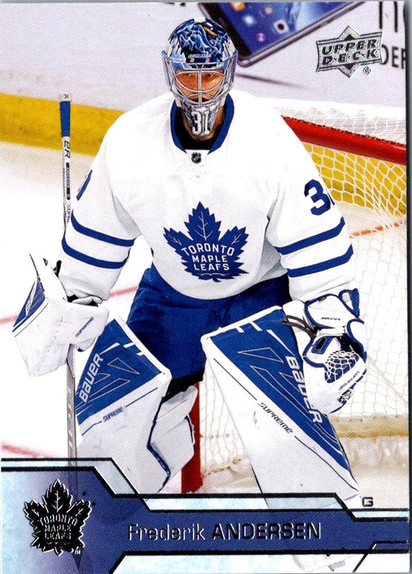 2017 Upper Deck Frederik Andersen #421