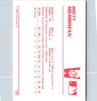 1989 Star Brett Merriman #182