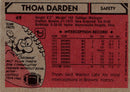 1980 Topps Thom Darden