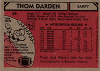 1980 Topps Thom Darden #69 NM-MT