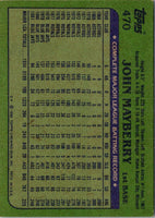 1982 Topps John Mayberry #470