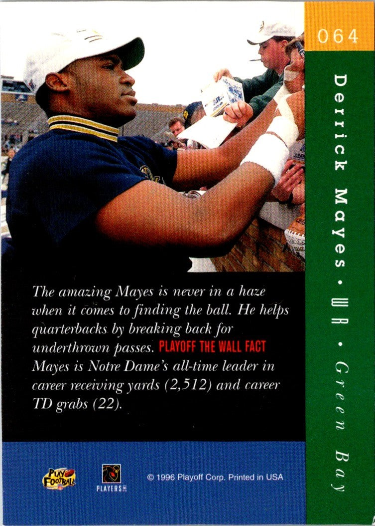 1996 Playoff Absolute Derrick Mayes