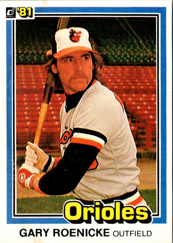 1981 Donruss Gary Roenicke #116