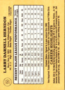 1985 Donruss Larry Herndon