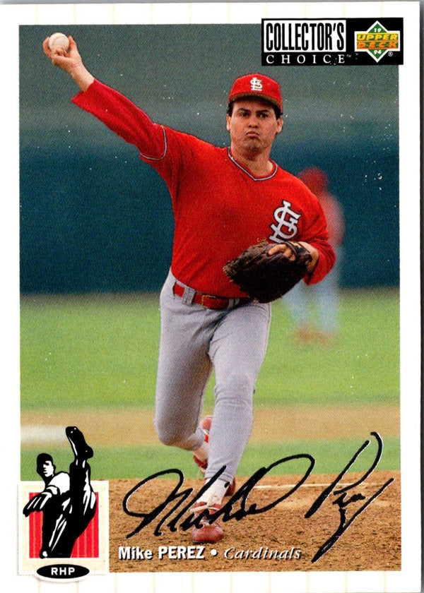 1994 Collector's Choice Silver Signature Mike Perez #229