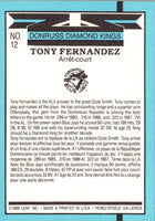 1988 Leaf Tony Fernandez #12