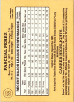 1984 Donruss Pascual Perez #507