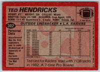 1983 Topps Ted Hendricks #302