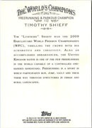 2011 Topps Allen & Ginter Timothy Shieff