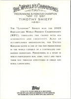 2011 Topps Allen & Ginter Timothy Shieff #112
