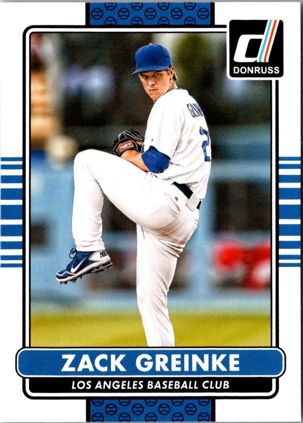 2015 Donruss Zack Greinke #108