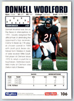 1992 SkyBox Impact Donnell Woolford #106