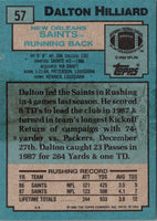 1988 Topps Dalton Hilliard #57 Rookie