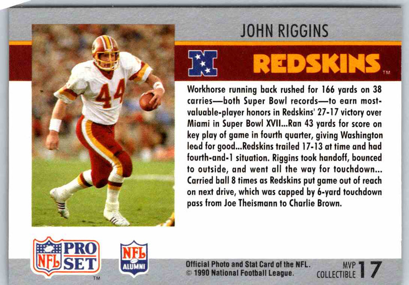 1992 Proset John Riggins