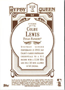 2012 Topps Gypsy Queen Colby Lewis
