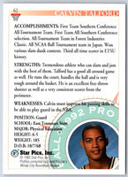 1992 Star Pics Calvin Talford #62