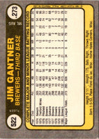 1981 Fleer Jim Gantner #522