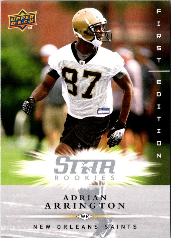 2008 Upper Deck First Edition Adrian Arrington #190 Rookie