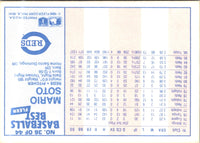 1986 Fleer Baseball's Best Sluggers vs. Pitchers Mario Soto #36